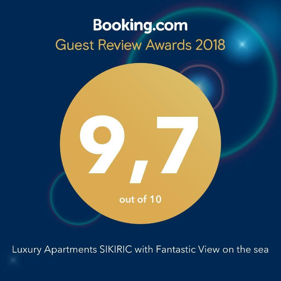 Luxury Apartments Sikiric_2 With Fantastic View On The Sea Bibinje Zewnętrze zdjęcie